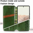 thumbnail image 6 of Dteck for Google Pixel 6 Case, Premium PU Leather Flip Folio Wallet Shockproof Case with Card Slot Magnetic Closure Cover, green, 6 of 7