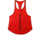 thumbnail image 3 of Men Pure Color Fitness Cotton Vest Bodybuilding Stringer Gym Tank Tops M-XXL, 3 of 3