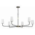 thumbnail image 5 of Crystorama Lighting - Niles - 6 Light Chandelier In Traditional Style-22.25, 5 of 11