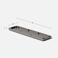thumbnail image 2 of Veradek Block Series Span Medium Planter with Tray Gray, 2 of 7