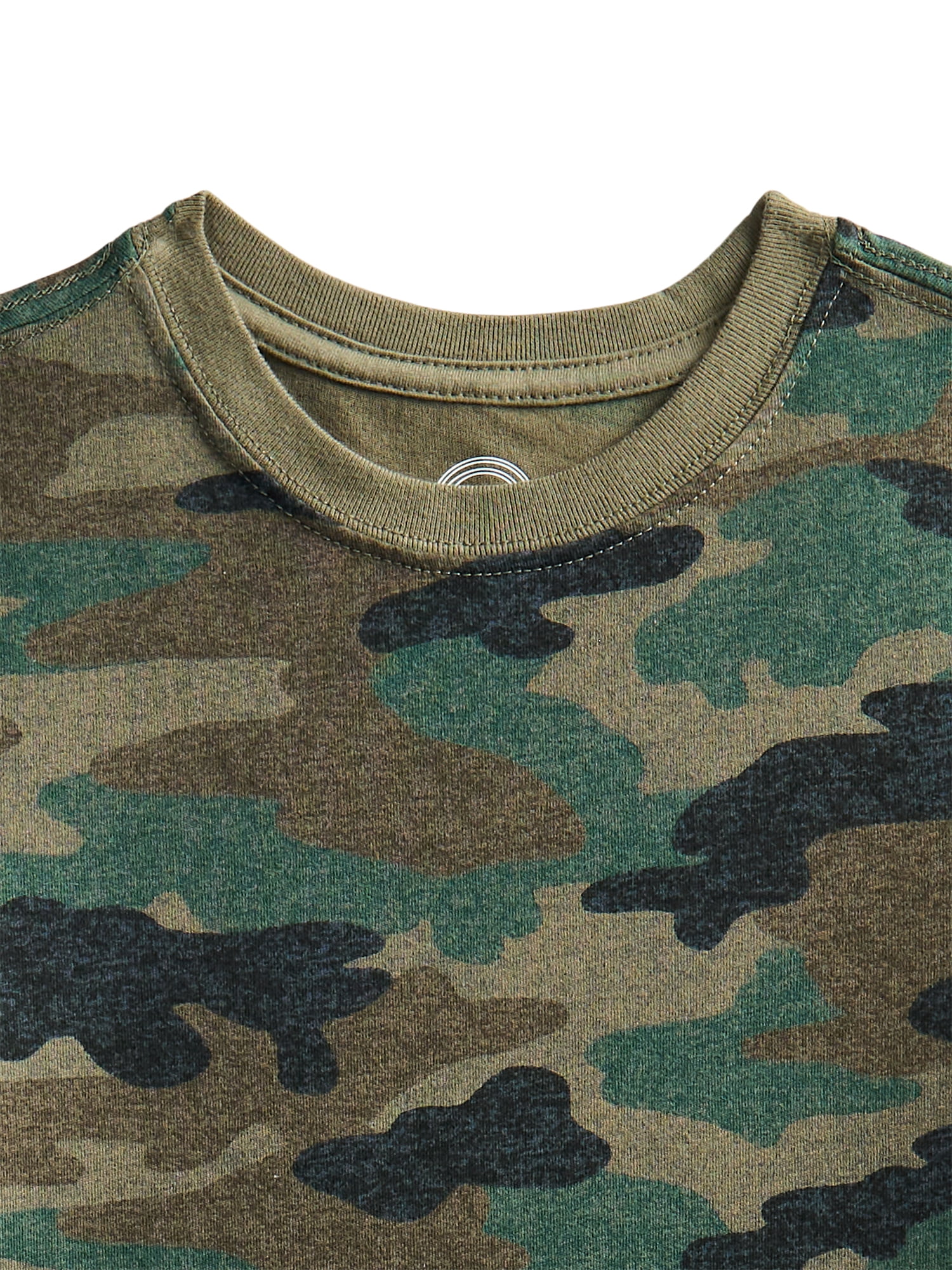 Wonder Nation Boys Print Tee with Short Sleeves, Sizes 4-18 & Husky