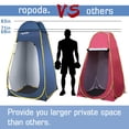 thumbnail image 2 of ROPODA Tienda de campaña emergente de 83" x 48" x 48" Tienda de ducha, tienda de campaña de privacidad mejorada, tienda de campaña Porta-Potty, tienda de campaña, vestuario portátil, incluye 1 fondo e, 2 of 5