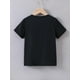 thumbnail image 2 of 1pc Girls' Summer Short Sleeve T-Shirt with Heart Print - Casual Crew Neck Knit Top, Polyester Cartoon Pattern, Slight Stretch Regular Fit, 2 of 6
