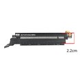 thumbnail image 6 of PCI 4.0 X16 to 16X Adapter Increase Height Card Gen4 Motherboard Slot GPU GTX RX Graphics Card Protection IO Test,1 x Riser Card,Black, 6 of 6