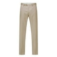 thumbnail image 6 of Cloudstyle Men's Solid Color Single-Breasted One-Button Suit Set (Jacket + Pants) with Side Vents - Slim Fit Spring Formal Wear Two-Piece, 6 of 21