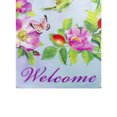 thumbnail image 6 of Northlight Welcome Hummingbird Floral Outdoor Garden Flag 12.5" x 18", 6 of 8