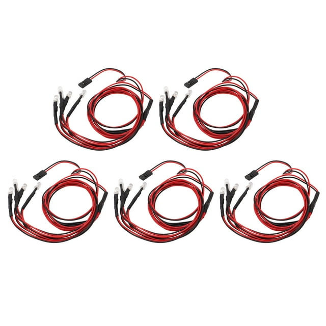 Kit de luces traseras para coche RC NikouMX 5 mm blanco