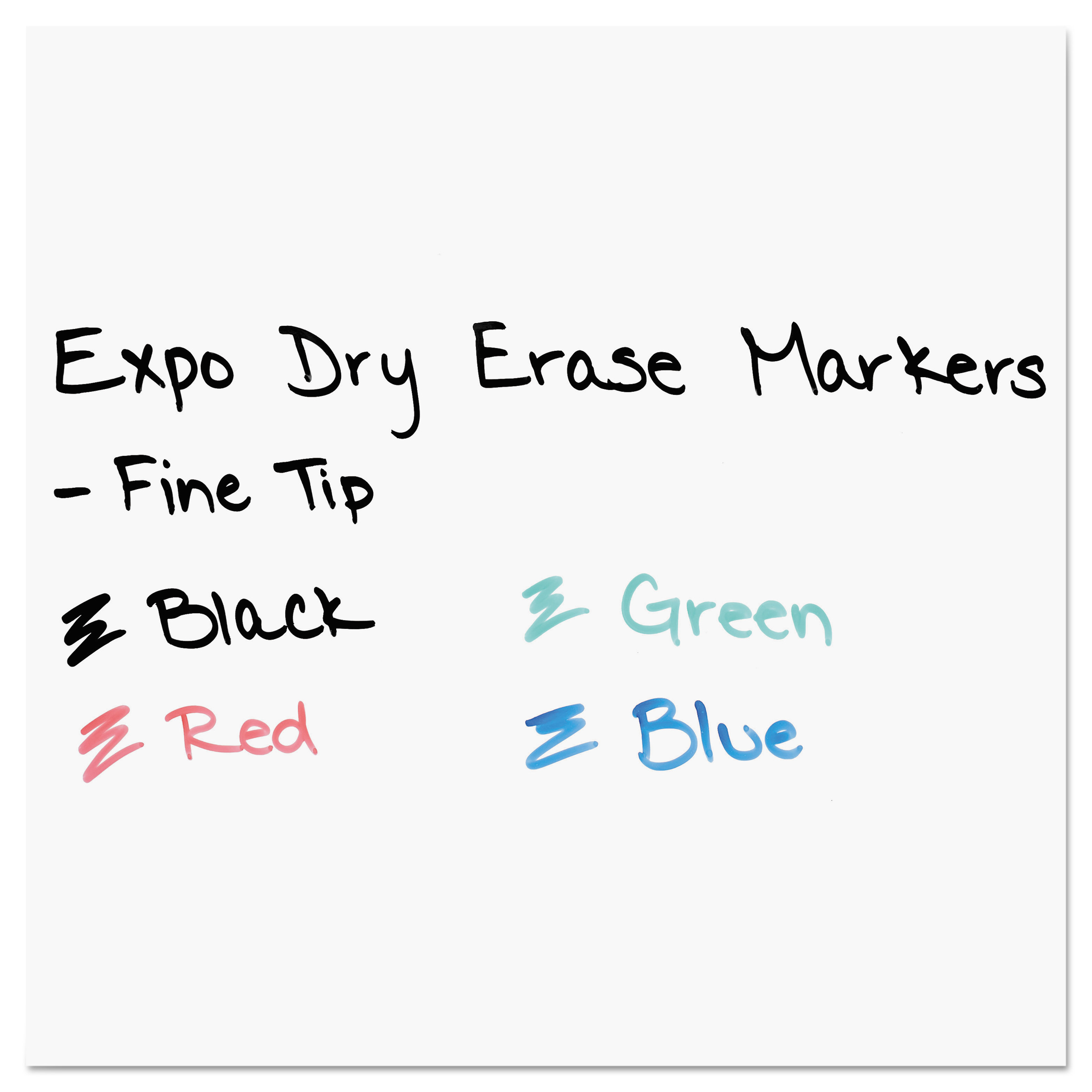 EXPO Dry Erase Markers, Fine Point, Black, Dozen - image 4 of 5