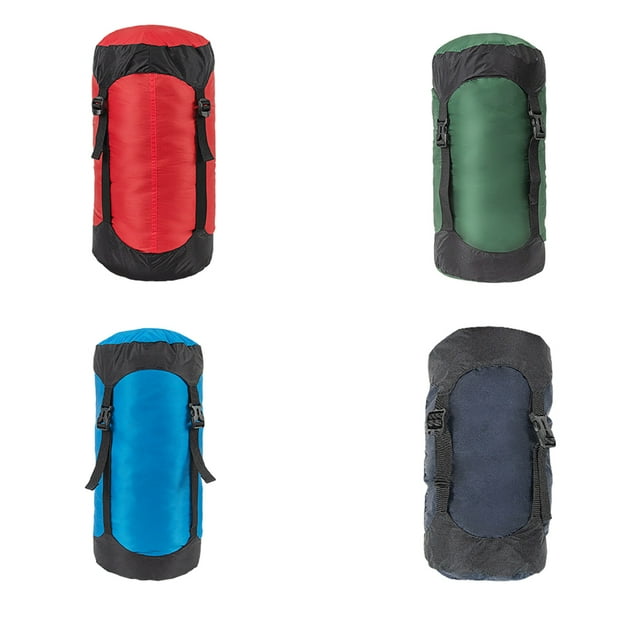Ruiboury Sac de Compression en Nylon avec Cordon de Serrage Sac de Voyage Rangement Extérieur Espace Sec Économiseur Camping Randonnée Alpinisme Vert/l