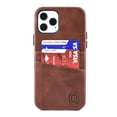 thumbnail image 5 of Dockem iPhone 12 / 12 Pro Exec M2 Wallet Case; Built-in Metal Plate, 2 Card Slots, Brown, 5 of 9