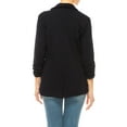 thumbnail image 4 of Women's Versatile Blazer for Work Casual Wear Ruched SleevesSingle Button, 4 of 8