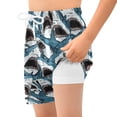 thumbnail image 4 of joogoo Sharks-s1 Boys Swim Trunks Beach Swimsuit Shorts Boxer 7Y, 4 of 8