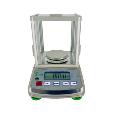 LW Measurement HRB-S 113 110 g x 0.001 g Stainless Steel Balance Scale with Glass Shield