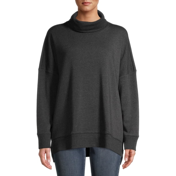 walmart cowl neck sweatshirt