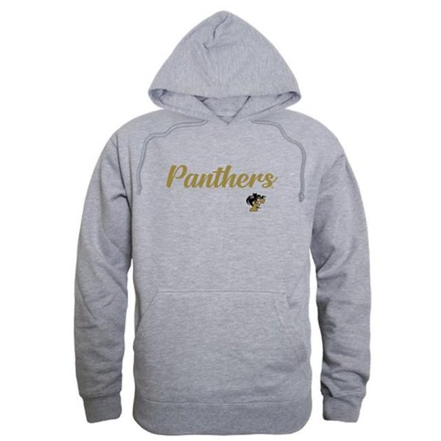 W Republic 558-452-HGY-03 Men Ferrum College Script Hoodie, Heather Grey - Large
