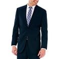thumbnail image 1 of Haggar Mens Premium Stretch Solid Two Button Blazer Jacket, Blue, 44 Long, 1 of 1