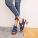 thumbnail image 5 of Tamaño de zapatos de mujer de tacón alto de microfibra de cuero artificial y mezclilla de moda 35-43 Wmkox8yii hfjk2572, 5 of 9