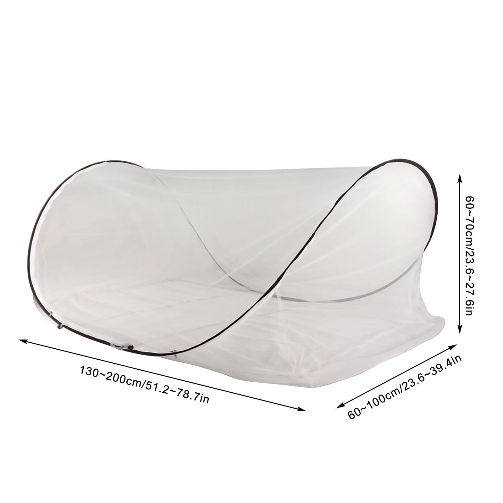 Tente De Lit Pop-up – Entièrement Fermée, Anti-moustiques, Occulante, Pour Intérieur Et Extérieur