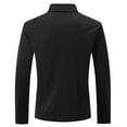 thumbnail image 3 of Jalioing Men's Long Sleeve Casual Golf Shirt Business Fashion Collared Button Shirts Solid Color Work Tops, 3 of 5