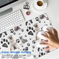 thumbnail image 4 of Long Mouse Pads for Desk,Schnauzer Dogs with Paw Desk Mats on Top Of Desks, Desk Mouse Pad Extra Large with 3mm Non-Slip Base and Stitched Edge for Gaming,Office,Work,Home 35.4"x15.7", 4 of 6