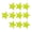 Green, variant on 10Pieces Reflective Star Decals Warning Tapes Stickers Self-Adhesive for Truck Car Motorcycle Exterior Decoration