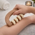 thumbnail image 2 of Evideco French Home Goods Handheld Four Spiked Rollers Rolling Massage Roller, 2 of 9