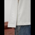 thumbnail image 4 of Camisetas de Larga Extragrandes para Mujer 2025, Camisetas Básicas de Cuello Redondo, Tops de Otoño, Ropa Informal de Entrenamiento Y2K L, 4 of 10