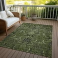 thumbnail image 6 of Addison Rugs Chantille Indoor/Outdoor Transitional Damask Olive Washable Rectangle Rug, 9' x 12', 6 of 6
