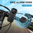thumbnail image 2 of Bocina de alarma para bicicleta WSDCAM Loud 113 dB, resistente al agua con mando a distancia, 2 of 7