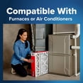 thumbnail image 6 of Filtrete 20x25x4 Air Filter, MPR 1000, MERV 11, Allergen Defense 12-Month Deep Pleated 4-Inch Air Filters, 2 Filters, 6 of 9