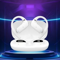 Language Translation Earbuds Open Ear Wireless Bluetooth Headphones Pain-Free Air Conduction Ear Buds With LED Digital Display Charging Case Sweat Resistant For Running Headphones