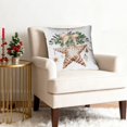 thumbnail image 4 of Christmas Pillowcase 18 in x 18 in – Polyester Holiday Decor for Indoor and Outdoor Use – Reusable Zippered Cover with Festive Tree, Wreath, or Bow Design, 4 of 6