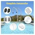 thumbnail image 2 of Swimming Pool Ladder, 3-Step Heavy Duty Stainless Steel Pool Stair w/Non-Slip Steps, Easy to Install, Pool Ladder for Inground Pools, Gym & Water Park, 265 LBS Weight Capacity, 2 of 9