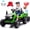 Green, variant on 24V Kids Ride on Tractor with Remote Control, Dual Motors Electric Battery Powered Motorized Vehicle w/ Trailer, Bluetooth Music, Outdoor Toys, Red