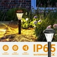 thumbnail image 2 of GIGALUMI 8 Pack Waterproof Outdoor Solar Pathway Lights for Garden and Landscape, 2 of 7