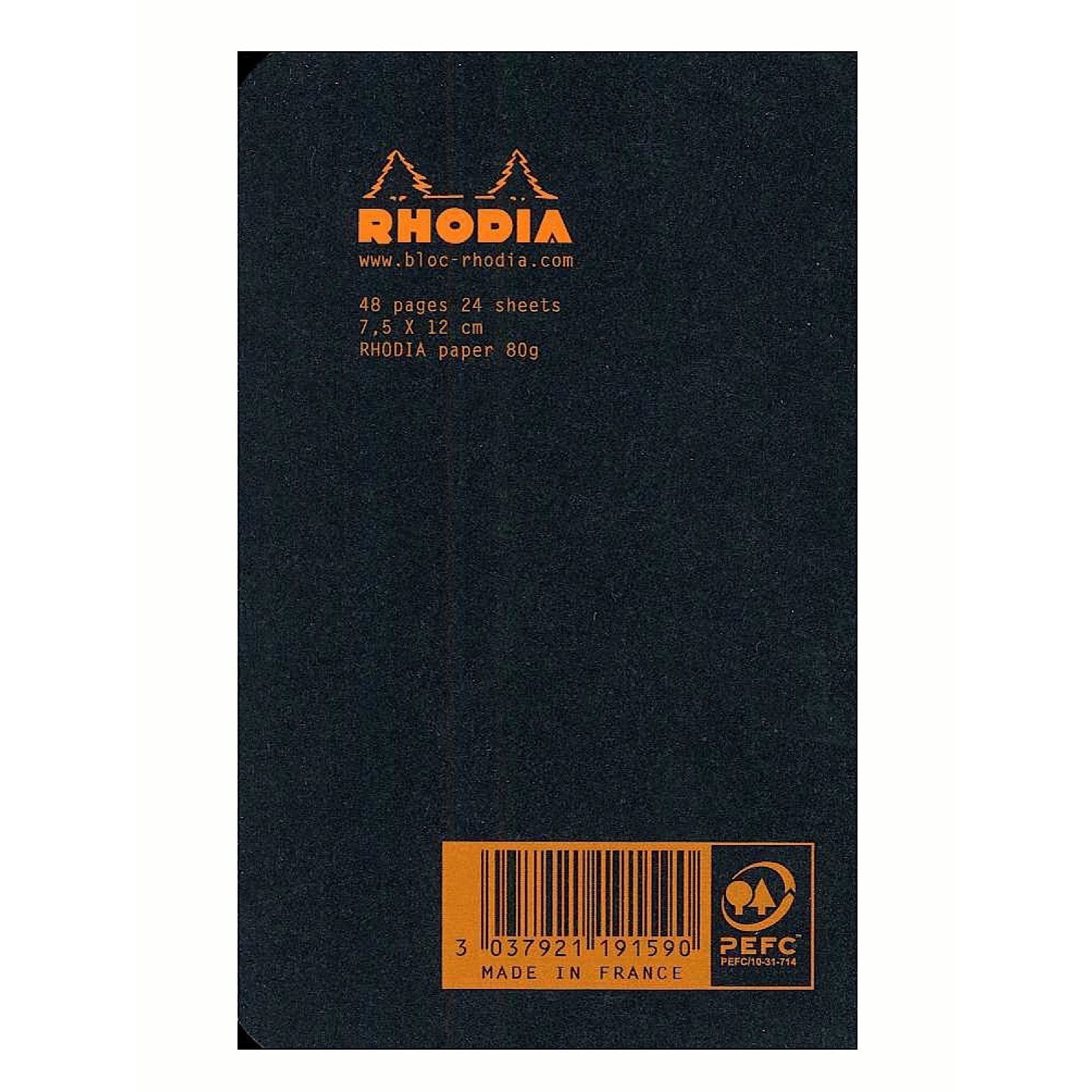 Staplebound Notebooks ruled, orange cover, 6 in. x 8 1/4 in., 48 sheets (pack of 10)