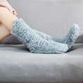 thumbnail image 5 of Pitauce Womens Anti Slip Thick Fuzzy Socks Winter Thermal Mid-Calf Slipper Socks Warm Sherpa Fleece House Sleeping Socks for Cold Weather, 5 of 8