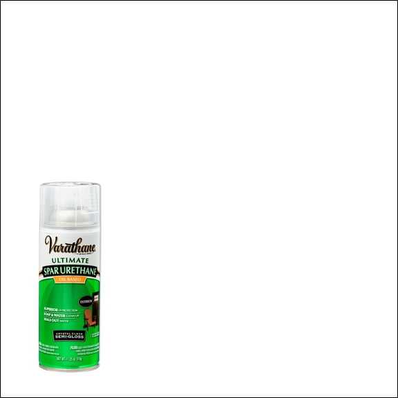 6 Pack, Semi-Gloss Clear, Varathane Exterior Wood Ultimate Spar Urethane Oil-Based-340408, 11.25 Oz Aerosol Spray
