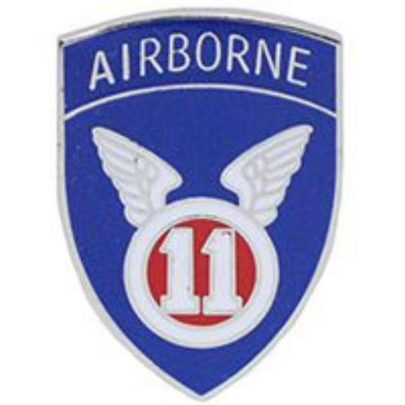 Eagle Emblems P14911 Pin - Army, 11th Airborne Division - 1 in.