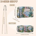 thumbnail image 4 of FORMRS Women Crossbody Purse with Chain Strap Vegan Leather Shoulder Handbag, Floral Seaside, 4 of 7