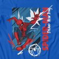 thumbnail image 3 of Marvel Spider-Man Brand New Day Men's Spidey Urban Swing Poster T-Shirt (Royal, S-XXXL), 3 of 4