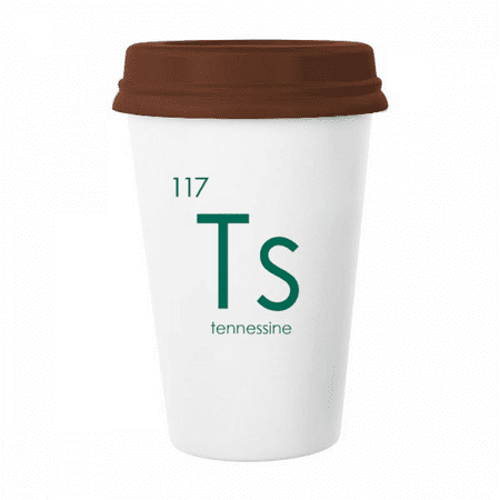 

Chestry Elements Period Table Halogens Element Tennessine Ts Mug Coffee Drinking Glass Pottery Cerac Cup Lid
