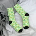 thumbnail image 5 of Fotbe Happy St. Patrick's Day Pattern Long Socks for Men & Women – Breathable & Stretchy Compression Socks, Ideal for Running, Travel, and Everyday Wear Size 5-11, 5 of 6