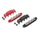 thumbnail image 2 of Par de barras colectoras de distribución de energía, color negro y rojo, con terminales M8 para coches, autocaravanas, barcos y yates., 2 of 14