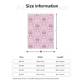 thumbnail image 5 of Gaeub pink bows Print Flannel Throw Blanket, Home Fleece Throw Blanket for Couch or Bed,Decorative Blankets,Lightweight Fuzzy Flannel Blanket-40"x30", 5 of 6