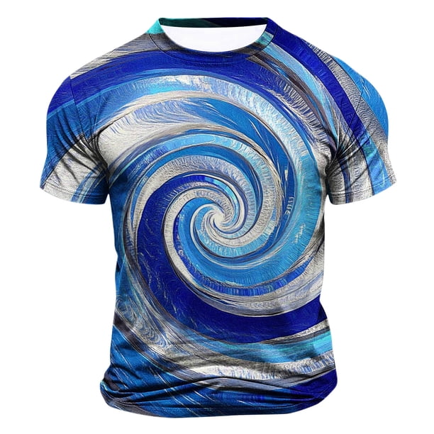 Tops para hombre, blusas y camisas de cuello redondo y manga corta para hombre, blusas casuales de moda para hombre, blusas deportivas de cuello redondo y manga corta, blusas de poliéster para hombre