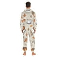 thumbnail image 4 of FORMRS Onesies Pajama for Adults Unisex Hoodie Winter Jumpsuit One Piece Sleepwear, Sizes S-2XL, Fall Coffee, 4 of 7