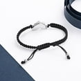 thumbnail image 3 of 2 Pack Butterfly Cremation Bracelet for Ashes Stainless Steel Urn Pendants Keepsake Braided Rope Adjustable Wristband Bangle Memorial Jewelry for Women Girls, 3 of 5