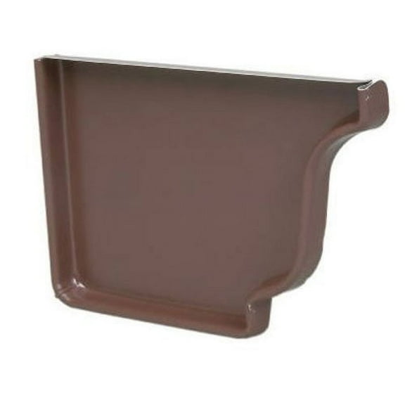 AMERIMAX HOME PRODUCTS 2520519 5-Inch Aluminum Left End Cap, Brown