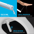 thumbnail image 5 of TOTO® WASHLET® S300e Electronic Bidet Toilet Seat with EWATER+® Cleansing, Round, Cotton White - SW573#01, 5 of 13